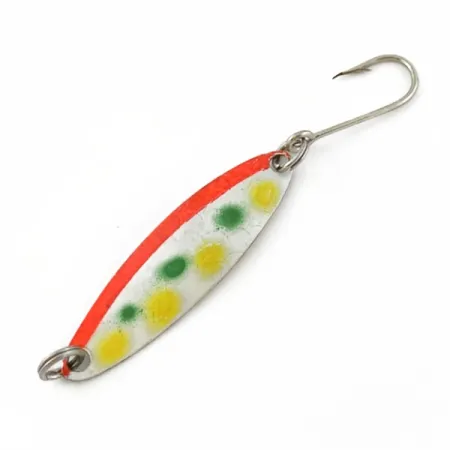 Luhr Jensen Needlefish 1, 2g, oro/rojo, cucharilla de pesca #23910