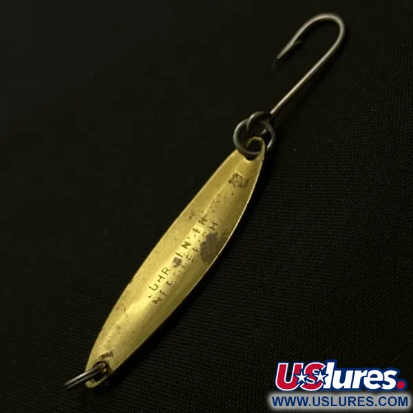 Luhr Jensen Needlefish 1, 2g, oro/rojo, cucharilla de pesca #23910