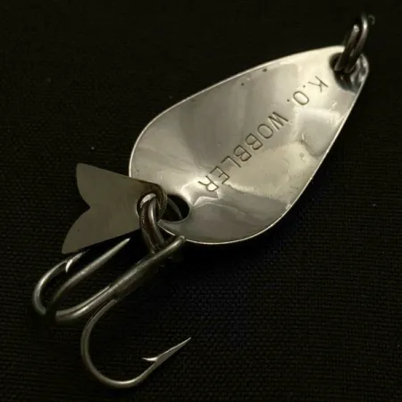 Acme K.O. Wobbler, 3.5g blanco/negro/dorado, cucharilla #23912