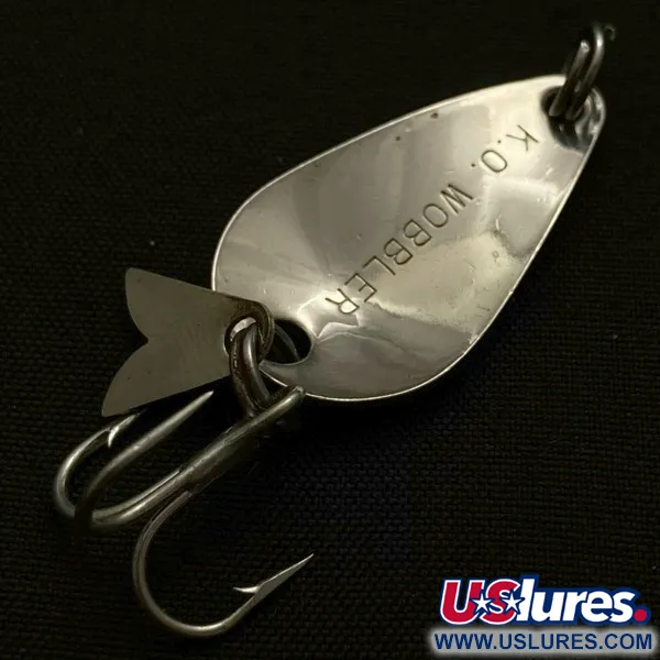 Acme K.O. Wobbler, 3.5g blanco/negro/dorado, cucharilla #23912