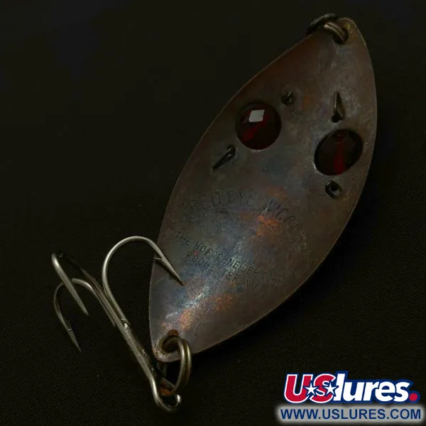 Hofschneider Red Eye Wiggler, 25g Bronce, Cucharilla #23913