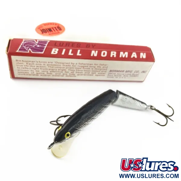 Bill Norman Jointed, 7g Verde / Espejo, Minnow Articulado #23932