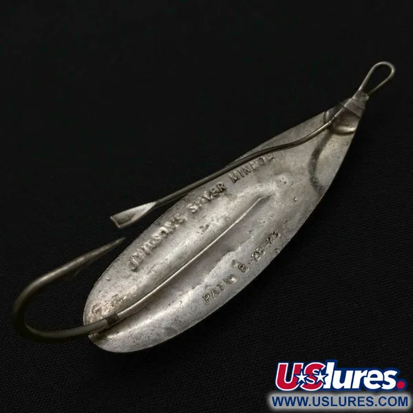 Johnson Silver Minnow Weedless, 9g, Níquel, Cuchara Antihierba #23945