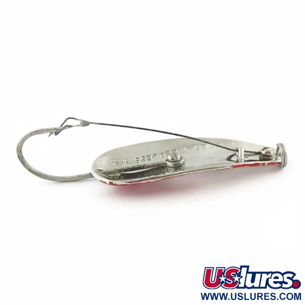 Master Weedless Lotta Junior, 12g Rojo y Blanco, Cucharilla Anti-enganche #23969