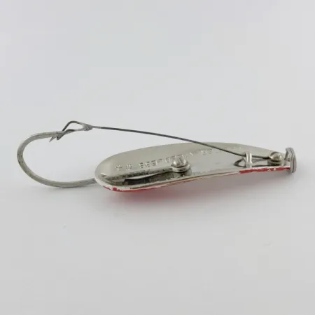 Master Weedless Lotta Junior, 12g Rojo y Blanco, Cucharilla Anti-enganche #23969