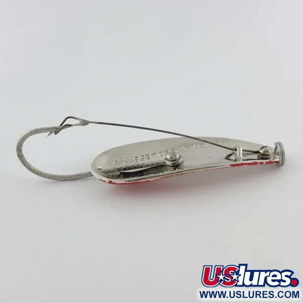 Master Weedless Lotta Junior, 12g Rojo y Blanco, Cucharilla Anti-enganche #23969