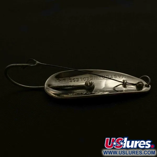 Master Weedless Lotta Junior, 12g Rojo y Blanco, Cucharilla Anti-enganche #23969