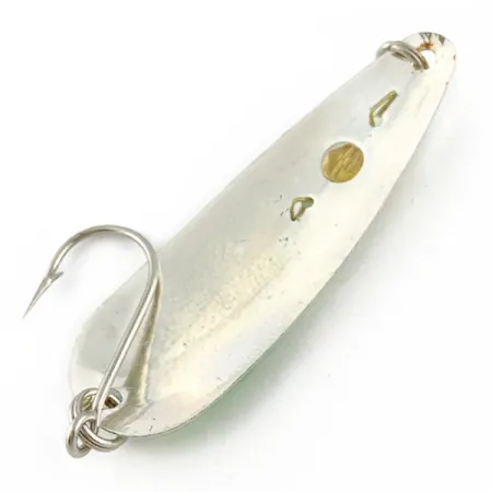 Red Eye Evil Eye Glow, 6g Níquel/Blanco Luminiscente, Cucharilla de pesca #23986