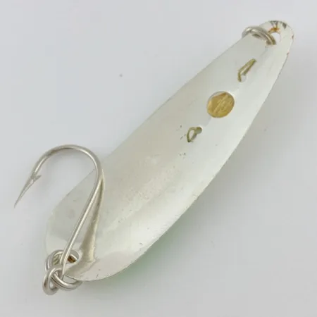 Red Eye Evil Eye Glow, 6g Níquel/Blanco Luminiscente, Cucharilla de pesca #23986