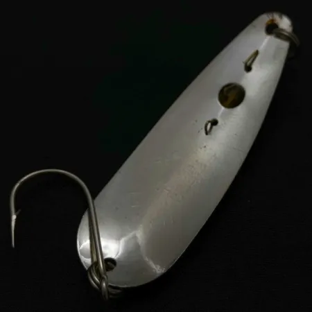 Red Eye Evil Eye Glow, 6g Níquel/Blanco Luminiscente, Cucharilla de pesca #23986