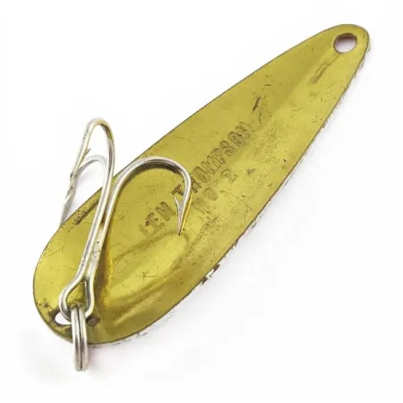 Len Thompson #2, 28g, rojo/dorado, cucharilla #24013