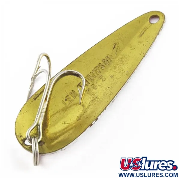 Len Thompson #2, 28g, rojo/dorado, cucharilla #24013