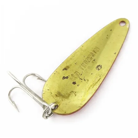 Len Thompson #2, 28g Rojo/Dorado, Cuchara de Pesca #24014