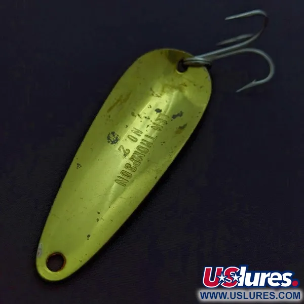 Len Thompson #2, 28g Rojo/Dorado, Cuchara de Pesca #24014
