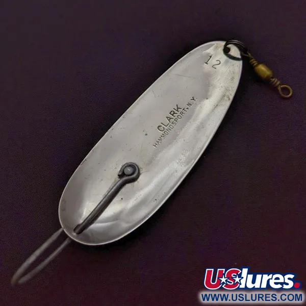 Clark Specialty Corp Hammondsport NY, Plateada, 17g, Cucharilla #24019