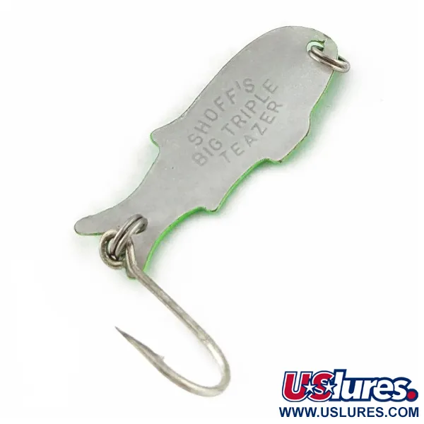 Shoff's Big Triple Teazer, 2g verde, Cucharilla #24024