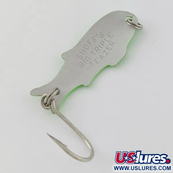 Shoff's Big Triple Teazer, 2g verde, Cucharilla #24024