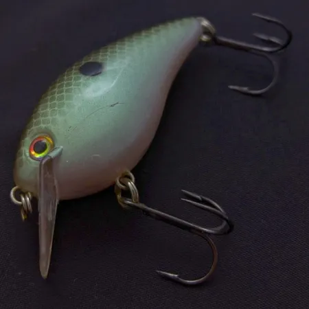 Strike King KVD 1.5 Silent, 12g Olive Sexy Shad, Crankbait de babero cuadrado #24028