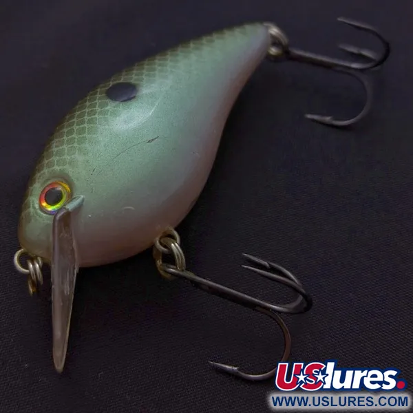 Strike King KVD 1.5 Silent, 12g Olive Sexy Shad, Crankbait de babero cuadrado #24028