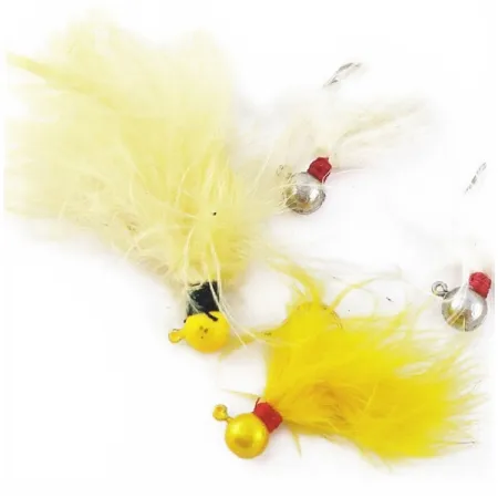 Creme Jigs, 1/8 oz (3.5 g), Amarillo y Blanco, Señuelos Jig #24038