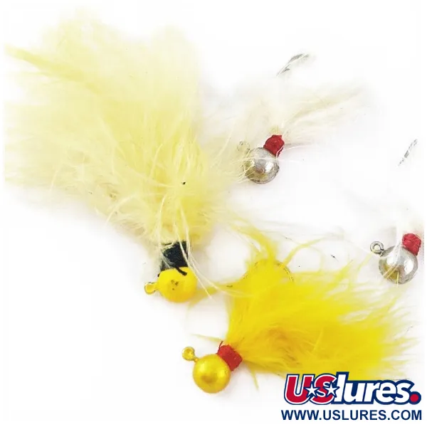 Creme Jigs, 1/8 oz (3.5 g), Amarillo y Blanco, Señuelos Jig #24038