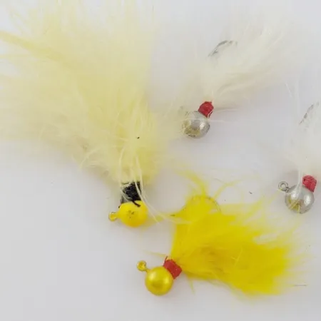 Creme Jigs, 1/8 oz (3.5 g), Amarillo y Blanco, Señuelos Jig #24038