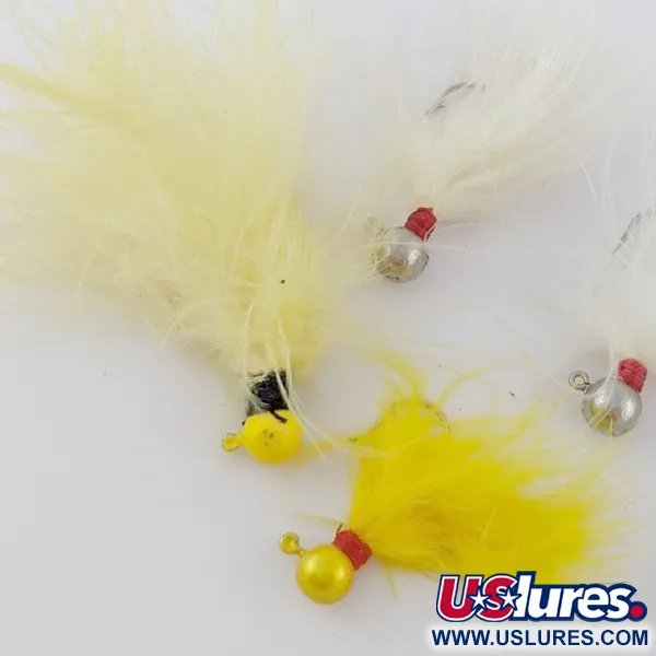 Creme Jigs, 1/8 oz (3.5 g), Amarillo y Blanco, Señuelos Jig #24038