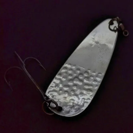 Miller Flutter Spin 3 Cucharilla, Plata, 1/2oz, Martillado, #24041