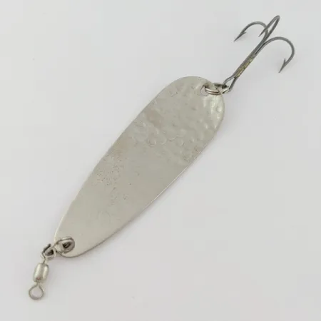 Miller Flutter Spin 3 Cucharilla, Plata, 1/2oz, Martillado, #24041