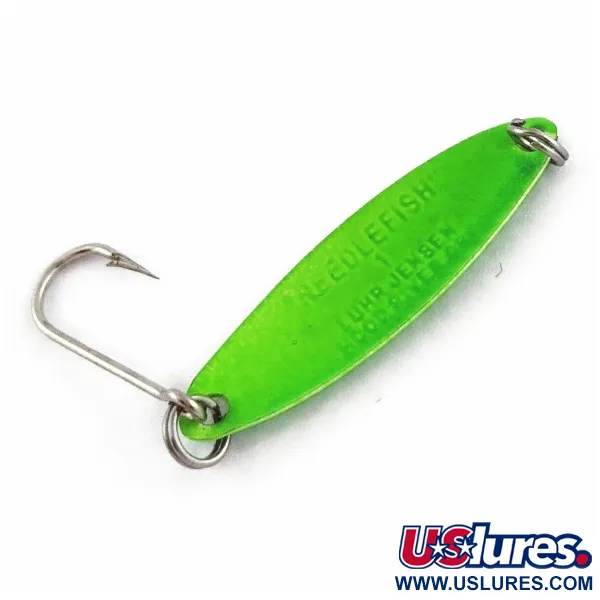 Luhr Jensen Needlefish 1, Verde, 2g, Cucharilla de Curricán #24078