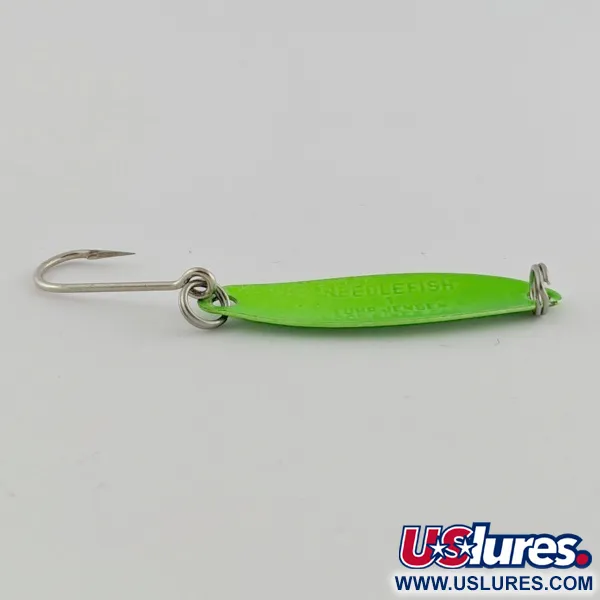 Luhr Jensen Needlefish 1, Verde, 2g, Cucharilla de Curricán #24078