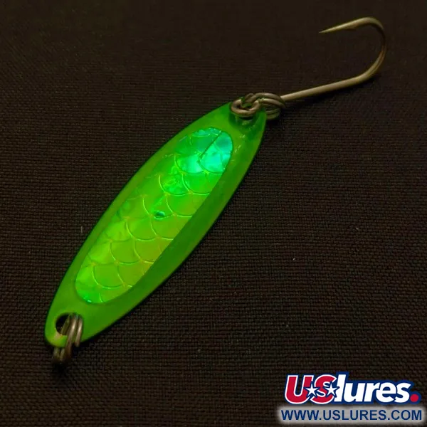 Luhr Jensen Needlefish 1, Verde, 2g, Cucharilla de Curricán #24078