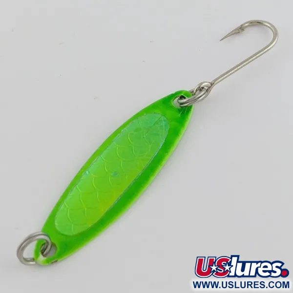 Luhr Jensen Needlefish 1, Verde, 2g, Cucharilla de Curricán #24078