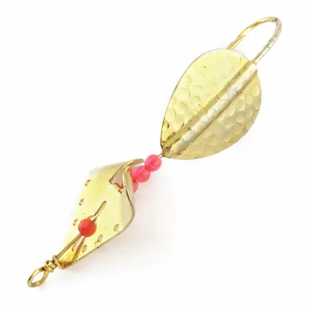 Lindy Skitter-Buzz, 1/4 oz Rojo/Dorado, Cuchara Anti-enganche #24094