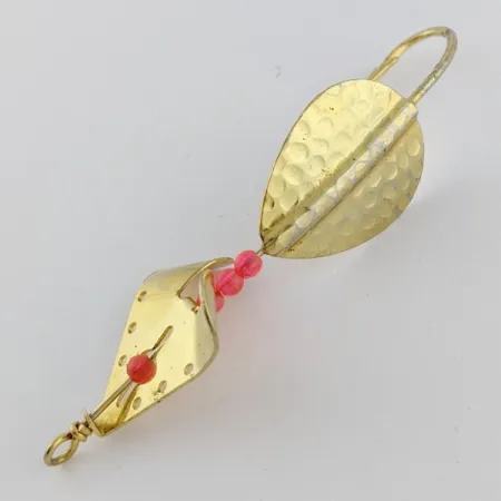 Lindy Skitter-Buzz, 1/4 oz Rojo/Dorado, Cuchara Anti-enganche #24094