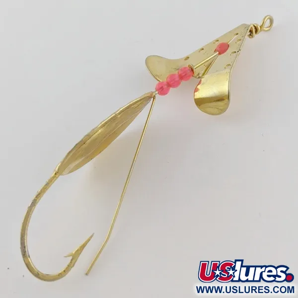 Lindy Skitter-Buzz, 1/4 oz Rojo/Dorado, Cuchara Anti-enganche #24094