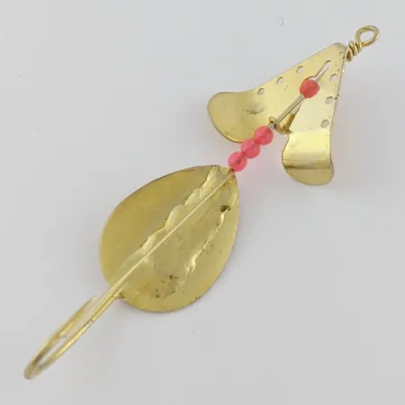 Lindy Skitter-Buzz, 1/4 oz Rojo/Dorado, Cuchara Anti-enganche #24094