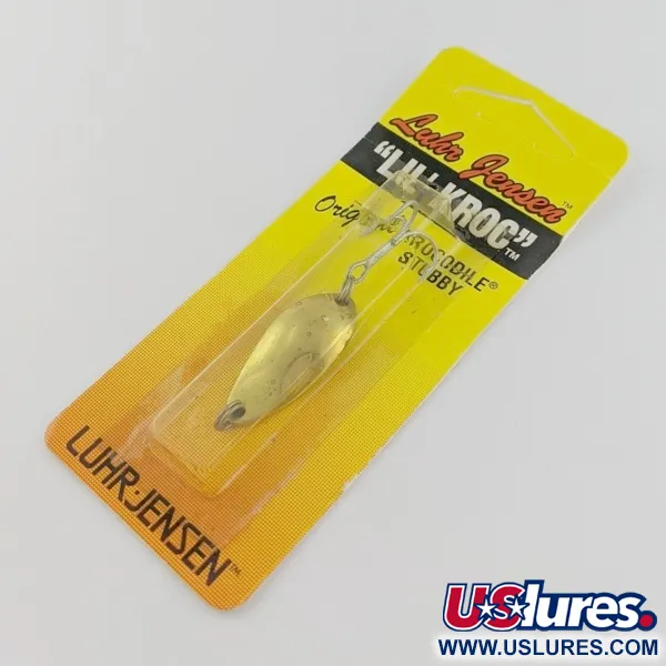 Luhr Jensen Lil' Kroc (Krocodile Stubby), 4.5g Dorado, Cucharilla de Pesca #24100