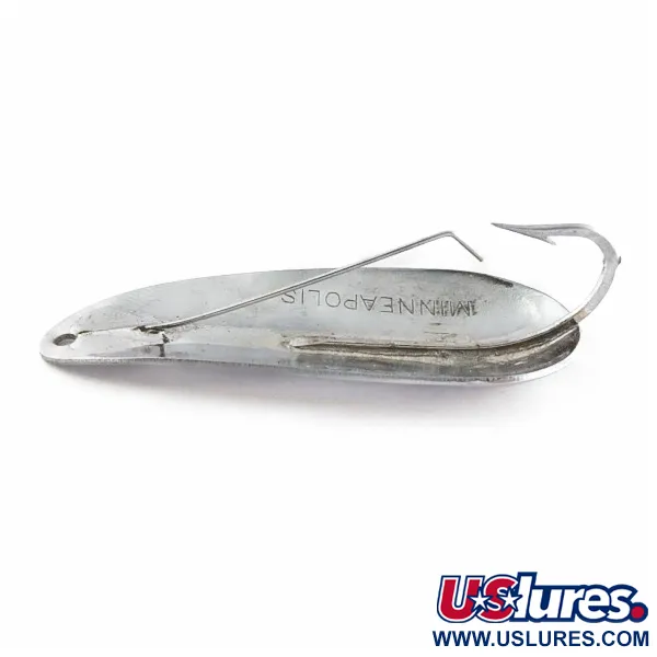 Nebco National Expert Lake Trout Flash Bait, 14g, Cromo, Cucharilla #24113