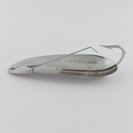 Nebco National Expert Lake Trout Flash Bait, 14g, Cromo, Cucharilla #24113