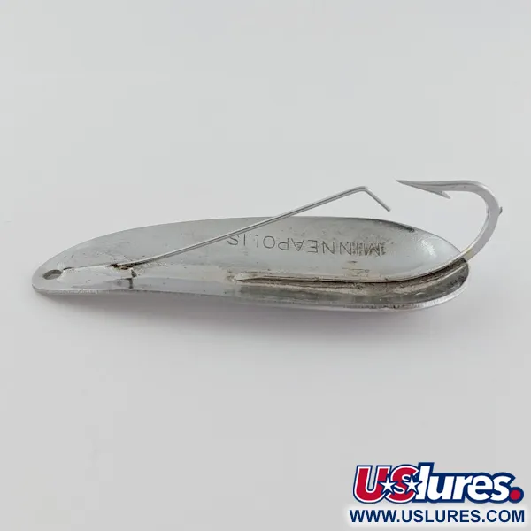 Nebco National Expert Lake Trout Flash Bait, 14g, Cromo, Cucharilla #24113