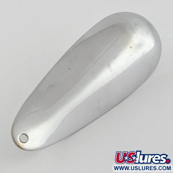 Nebco National Expert Lake Trout Flash Bait, 14g, Cromo, Cucharilla #24113