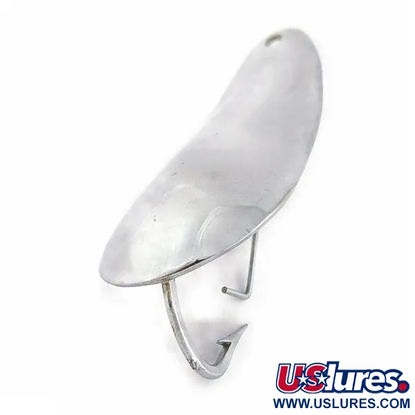 Nebco National Expert Lake Trout Flash Bait, 14g, Cromo, Cucharilla #24113