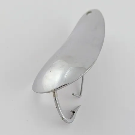 Nebco National Expert Lake Trout Flash Bait, 14g, Cromo, Cucharilla #24113