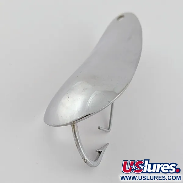 Nebco National Expert Lake Trout Flash Bait, 14g, Cromo, Cucharilla #24113