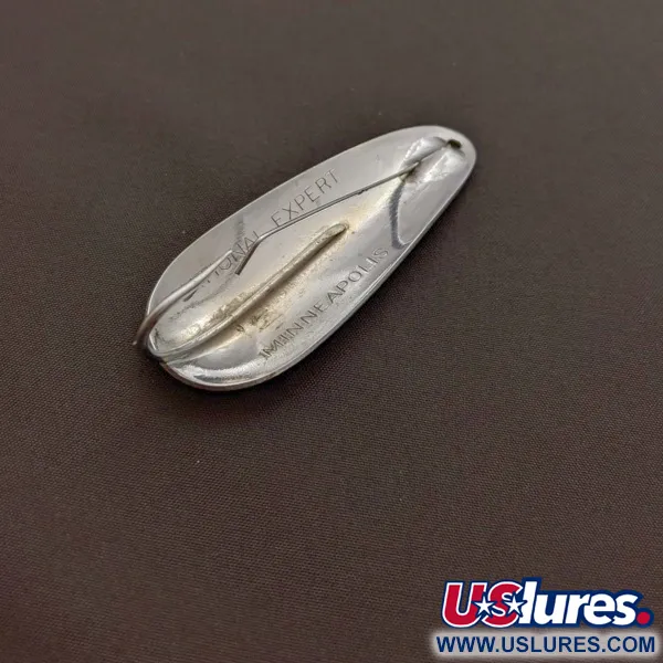 Nebco National Expert Lake Trout Flash Bait, 14g, Cromo, Cucharilla #24113