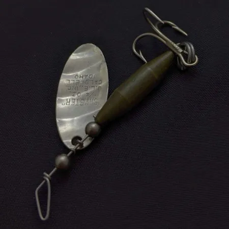 Glen Evans Shyster, 1/4 oz blanco/níquel, cucharilla giratoria #24118