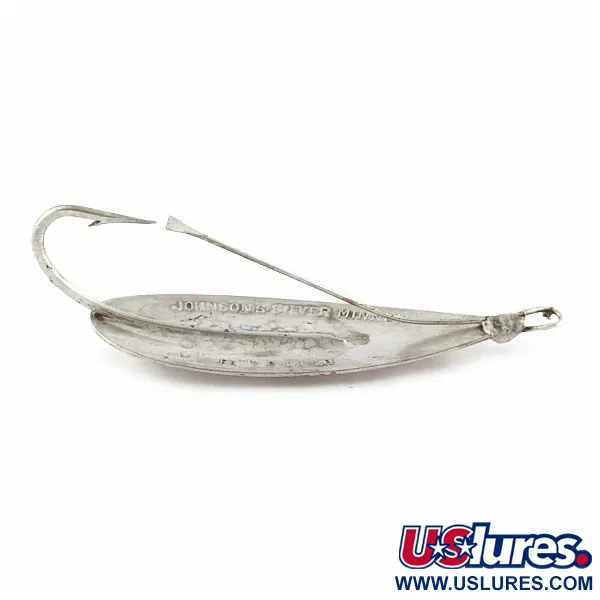 Johnson Silver Minnow Weedless, Plata, 12g, Cuchara Antihierba #24129