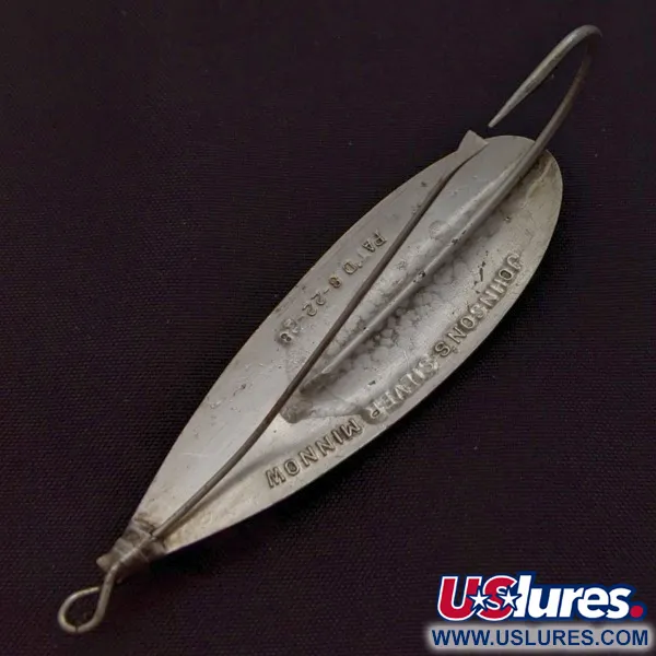 Johnson Silver Minnow Weedless, Plata, 12g, Cuchara Antihierba #24129