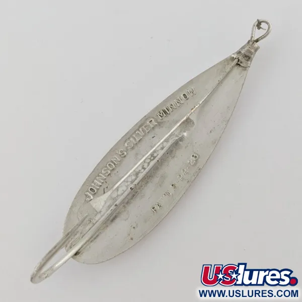 Johnson Silver Minnow Weedless, Plata, 12g, Cuchara Antihierba #24129